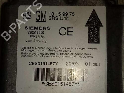 Kollisjonspute styreenhet OPEL VECTRA C (Z02)  | BP12647404M53 