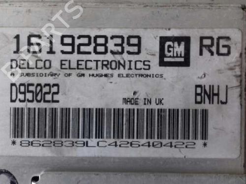 Engine control unit (ECU) OPEL ASTRA F Saloon (T92) 1.6 i 16V (F19, M19) | BP16866301M57 