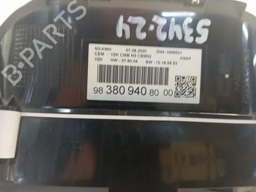 Instrument cluster PEUGEOT RIFTER  | BP29370907C47 
