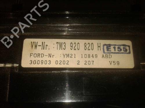 Instrument cluster VW SHARAN (7M8, 7M9, 7M6) 1.9 TDI 4motion | BP12637126C47 