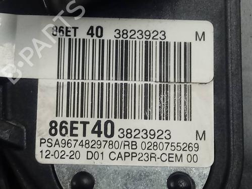 Pedal PEUGEOT EXPERT Van (VF3A_, VF3U_, VF3X_)  | BP18656698I4 