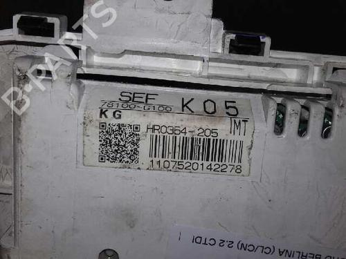 Instrument cluster HONDA ACCORD VII (CL, CN) 2.2 i-CTDi (CN1) | BP12646624C47 