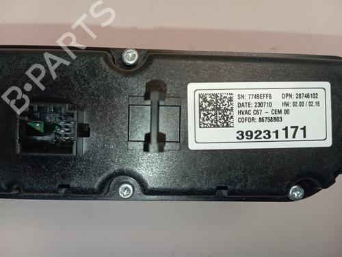 Climate control OPEL CORSA F (P2JO)  | BP25856133I5 