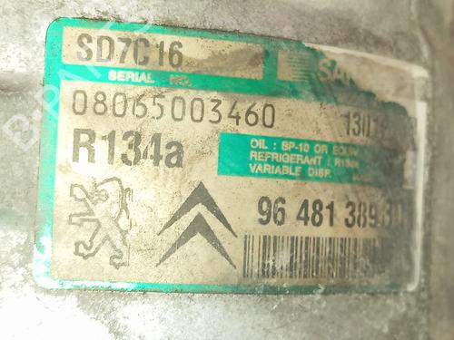 AC compressor PEUGEOT 407 (6D_) 2.0 HDi 135 (6DRHRH, 6DRHRE, 6DRHRG, 6DRHRJ) | BP38921069M34 - Image 2