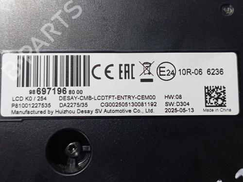 Instrument cluster OPEL COMBO Box Body/MPV (K9) 1.5 D | BP40020677C47 - Image 4