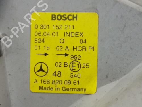 Left headlight MERCEDES-BENZ A-CLASS (W168)  | BP13625158C28 