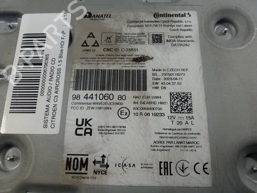 Radio CITROËN C3 AIRCROSS II (2R_, 2C_)  | BP16720587E6 