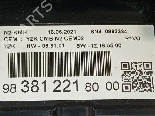 Instrument cluster OPEL COMBO Box Body/MPV (K9) 1.5 D | BP36476954C47 - Image 4