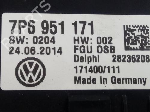 Interior roof light VW TOUAREG (7P5, 7P6)  | BP17551211I8 
