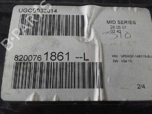 Instrument cluster RENAULT CLIO III Grandtour (KR0/1_) 1.2 16V Hi-Flex (KR0S) | BP19260718C47 