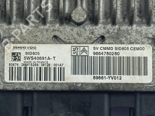 Engine control unit (ECU) CITROËN C1 (PM_, PN_) 1.4 HDi | BP26700040M57 
