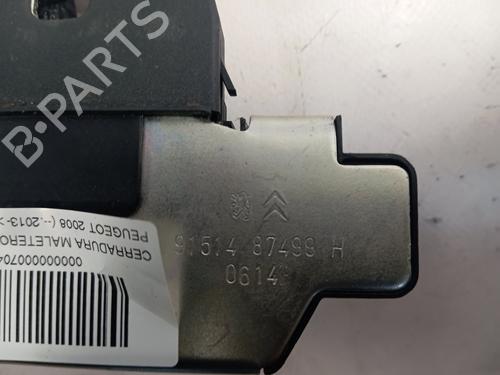 Used Tailgate lock PEUGEOT 2008 I (CU_) 1.2 PureTech 82 (82 hp) 22565588