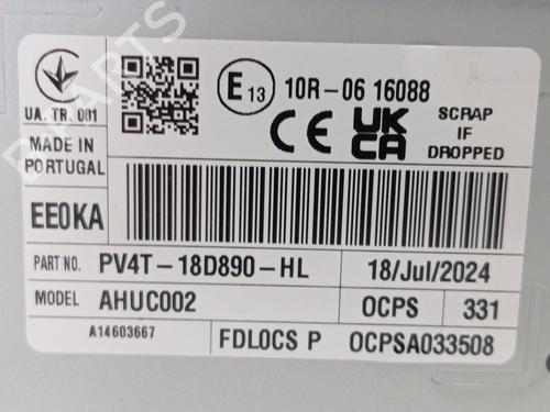 Bilradio FORD TRANSIT COURIER V769 Box Body/MPV (N3P)  | BP28412659E6 