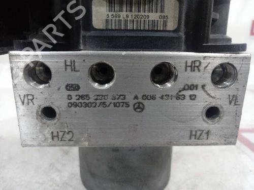 ABS pump MERCEDES-BENZ A-CLASS (W169) A 160 (169.031, 169.331) | BP12644161M43 