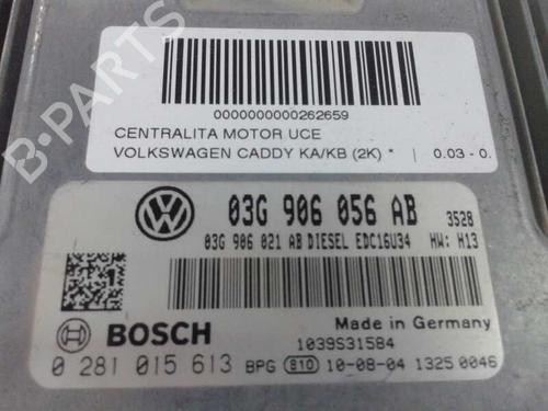 Engine control unit (ECU) VW CADDY III Box Body/MPV (2KA, 2KH, 2CA, 2CH)  | BP12638646M57 