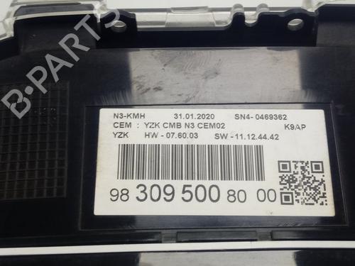 Instrument cluster PEUGEOT RIFTER  | BP17109425C47 