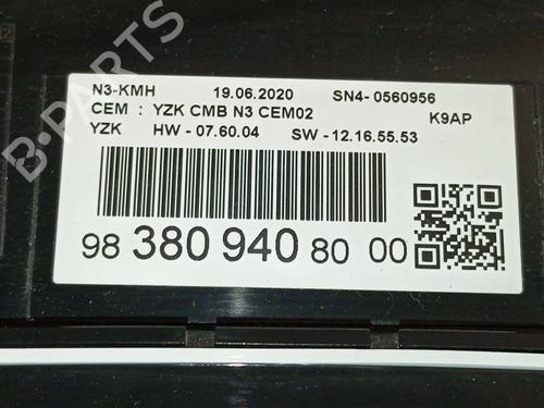 Instrument cluster PEUGEOT RIFTER 1.5 BlueHDi 100 | BP37196908C47 - Image 4