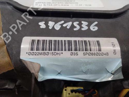 Passenger airbag SEAT ALTEA (5P1)  | BP12670054C10 