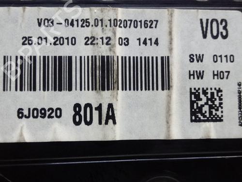 Instrument cluster SEAT IBIZA IV (6J5, 6P1)  | BP13704391C47 