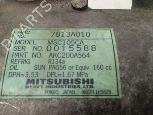 AC compressor MITSUBISHI GRANDIS (NA_W)  | BP17047398M34 