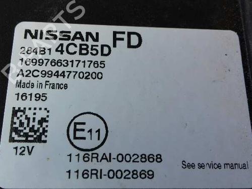 Electronic module NISSAN QASHQAI II SUV (J11, J11_)  | BP12640501M83 