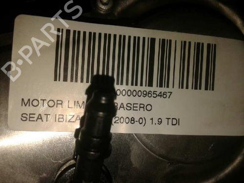 Used Rear wiper motor SEAT IBIZA IV (6J5, 6P1) [2008-2017]  14967234