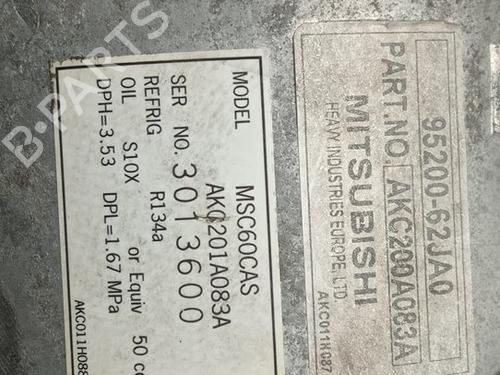 AC compressor SUZUKI SWIFT III (MZ, EZ) | BP13705252M34 - Image 6