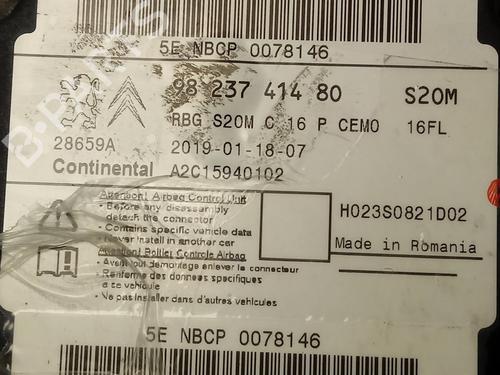 ECU airbags CITROËN BERLINGO (ER_, EC_)  | BP13899093M53 
