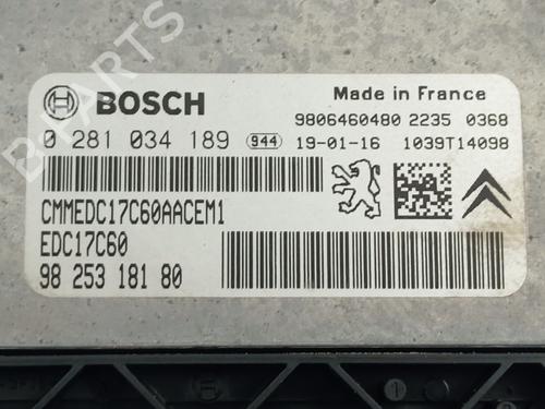 Engine control unit (ECU) CITROËN BERLINGO (ER_, EC_)  | BP27335550M57 