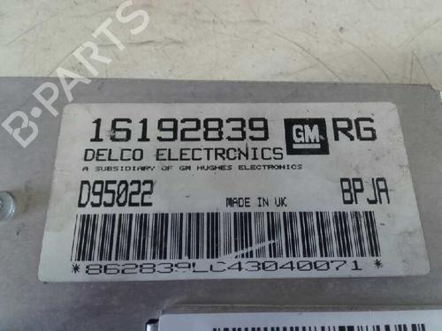 Engine control unit (ECU) OPEL ASTRA F Saloon (T92) 1.6 i 16V (F19, M19) | BP12648402M57 