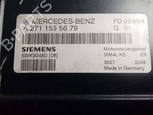 Engine control unit (ECU) MERCEDES-BENZ C-CLASS (W203) C 200 Kompressor (203.042) | BP13698984M57 