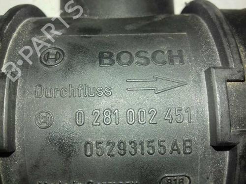 Mass air flow sensor CHRYSLER VOYAGER IV (RG, RS) 2.5 CRD | BP17829916M95 