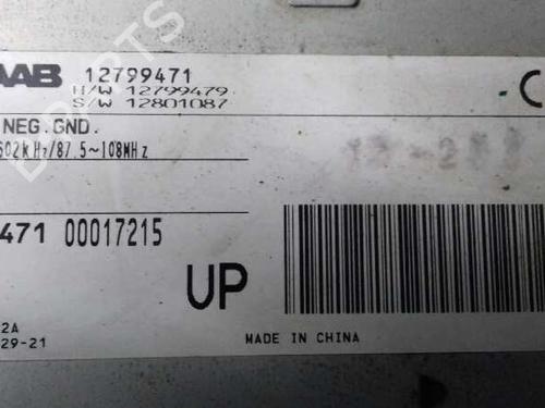 Radio SAAB 9-3 (YS3F, E79, D79, D75)  | BP12633870E6 