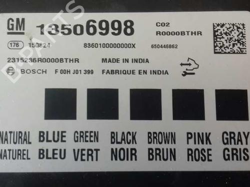 Electronic module OPEL ASTRA K (B16) 1.6 CDTi (68) | BP12643271M83 