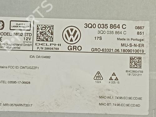 Electronic module VW TIGUAN ALLSPACE (BW2, BJ2)  | BP18657121M83