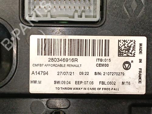 Display monitor RENAULT CLIO V (B7_) | BP31707421C48