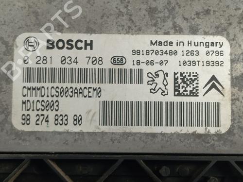 Engine control unit (ECU) PEUGEOT 3008 II SUV (MC_, MR_, MJ_, M4_)  | BP29723999M57 
