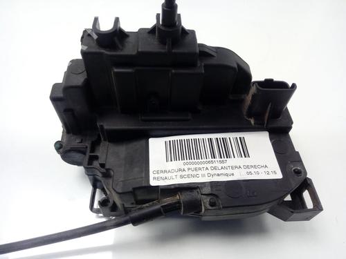 Used Front right lock RENAULT SCÉNIC III (JZ0/1_) [2008-2016]  12890329