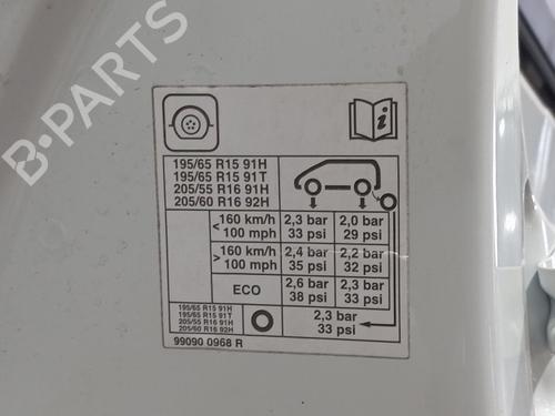 Left front door RENAULT MEGANE III Hatchback (BZ0/1_, B3_)  | BP29275834C2 