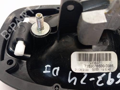 Front left exterior door handle FIAT DOBLO Cargo (263_)  | BP20649533C128 