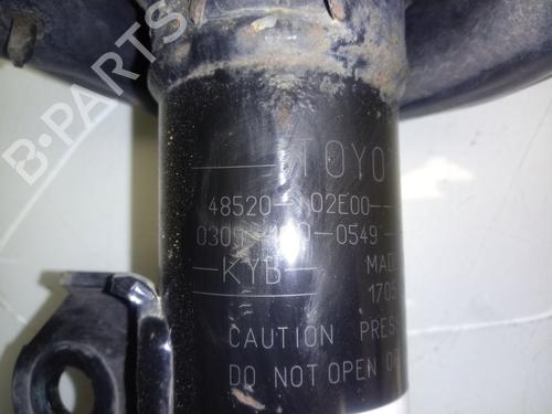 Left front shock absorber TOYOTA AURIS (_E18_) 1.8 Hybrid (ZWE186_, ZWE186R) | BP15855156M16