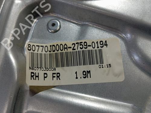Front right window mechanism NISSAN QASHQAI I (J10, NJ10) 1.6 | BP29565935C23 