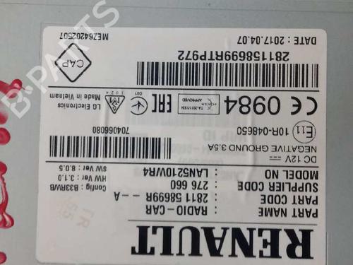 Radio RENAULT CLIO IV (BH_) | BP12657935E6