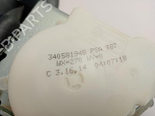 Rear center seatbelt PEUGEOT 5008 (0U_, 0E_) 1.6 HDi | BP18656585I27 