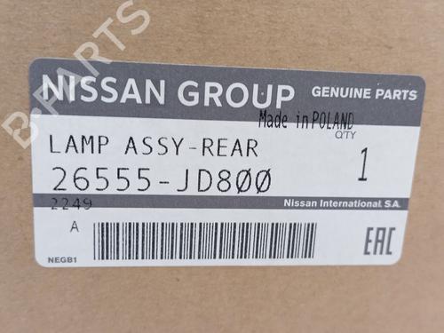 Left tailgate light NISSAN QASHQAI I (J10, NJ10) 1.5 dCi | BP32249997C79