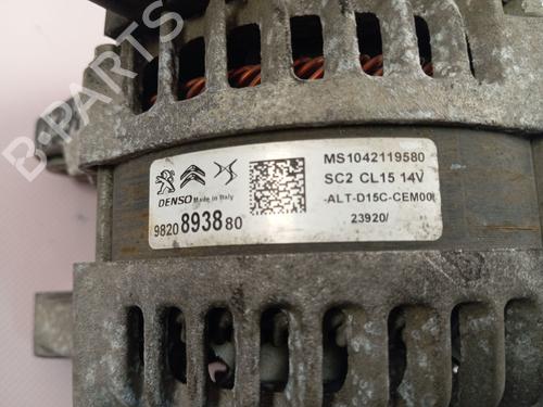 Alternator PEUGEOT 208 I (CA_, CC_) 1.6 HDi | BP27277251M7 
