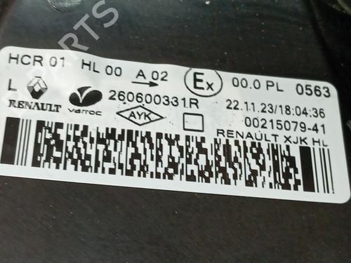 Left headlight RENAULT EXPRESS Box Body/MPV | BP37073365C28 - Image 4