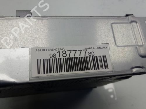 Radio PEUGEOT EXPERT Van (VF3A_, VF3U_, VF3X_)  | BP17079012E6 