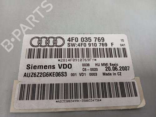 Radio AUDI A6 C6 (4F2) 2.7 TDI quattro | BP21178689E6 