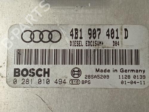 Engine control unit (ECU) AUDI A6 C5 (4B2) 2.5 TDI | BP26574376M57 